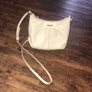 Small White Coach Crossbody Purse